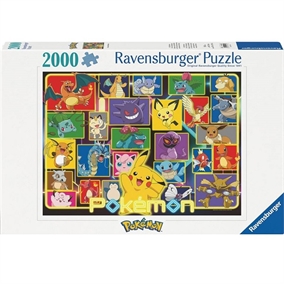 Pokemon Jigsaw Puzzle - Pokemon Billede Mix - 2000 Pieces 